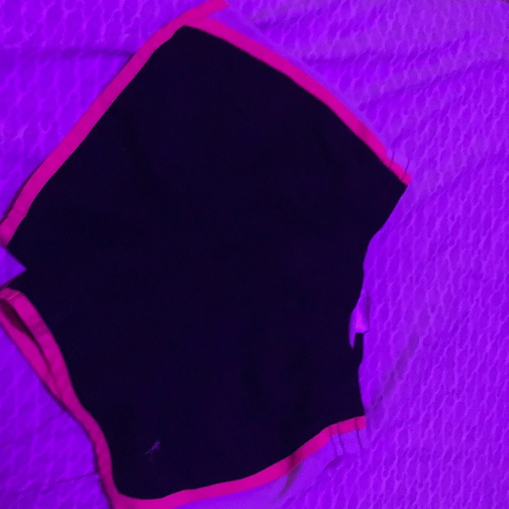 Cute little girl track shorts.